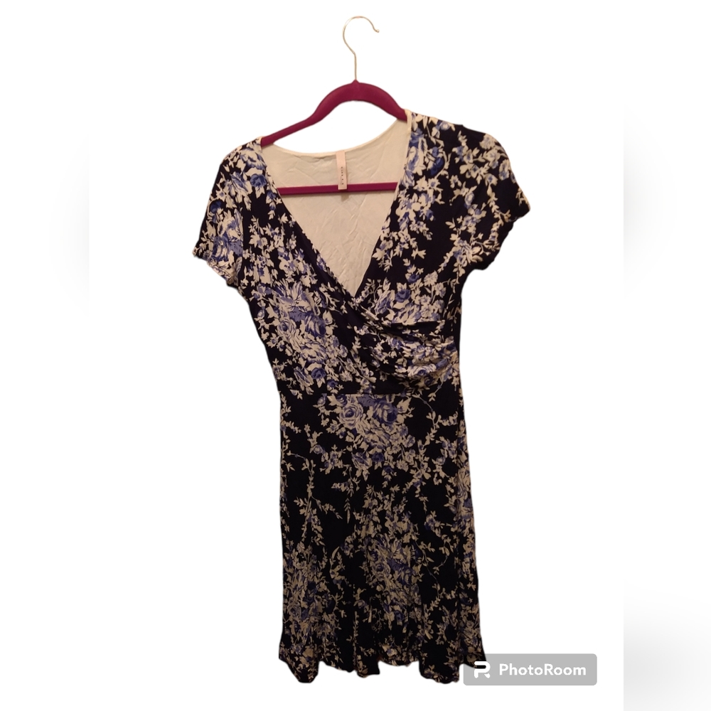 Gilli Pretty blue floral dress